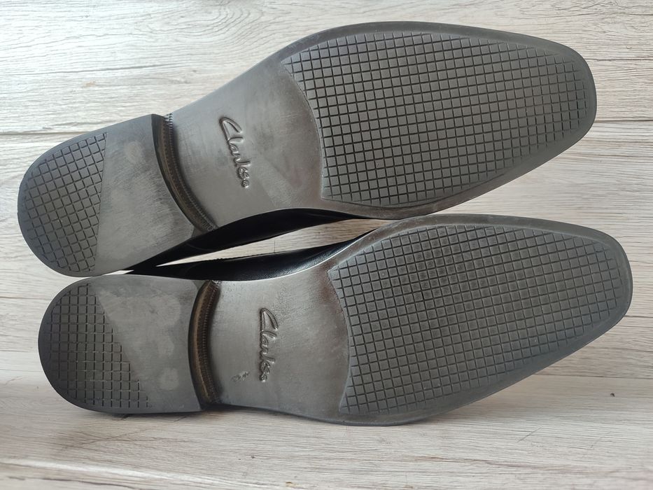 Clarks 44р туфли мужские ботинки кожаные Индия