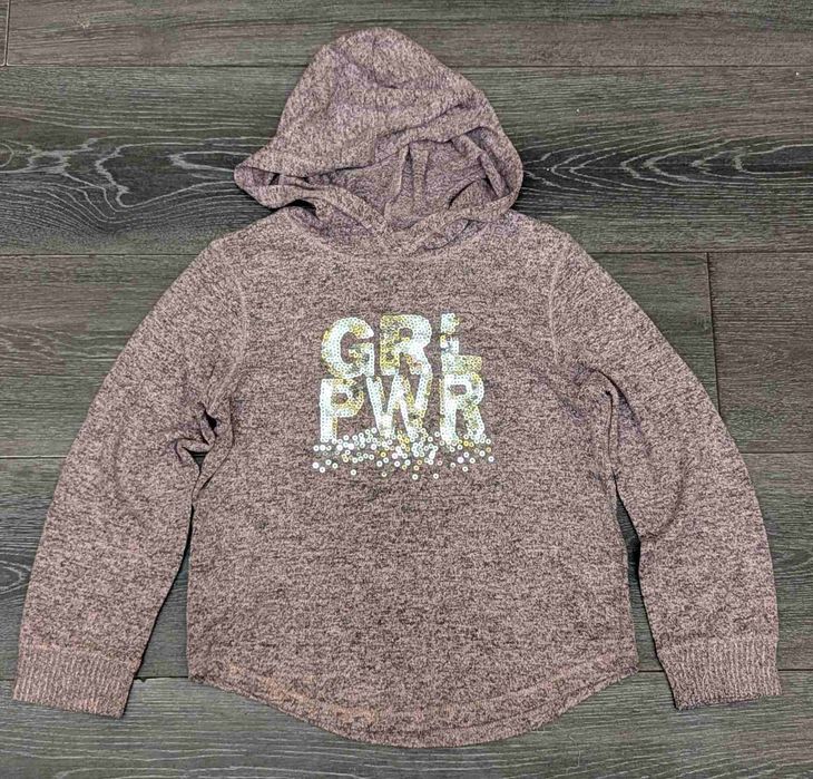 Худі Lindex Kids "GRL PWR" з паєтками, р. 128 см