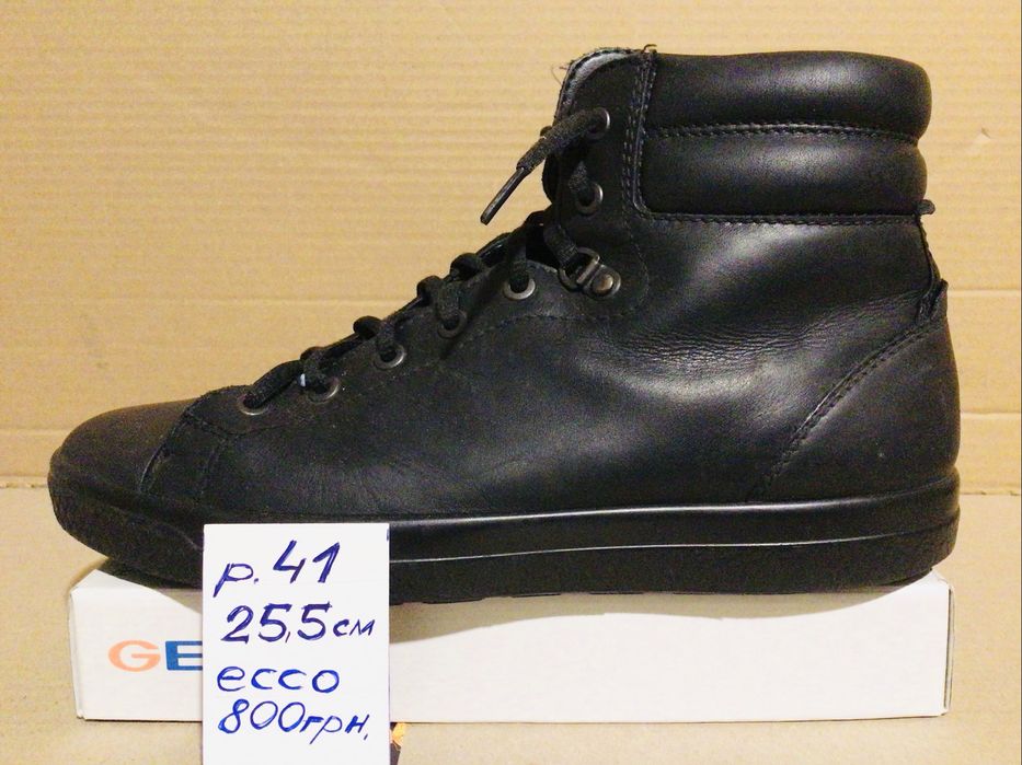 ботинки черные stеpter . 500 грн;  ботинки  экко р 41  600 грн