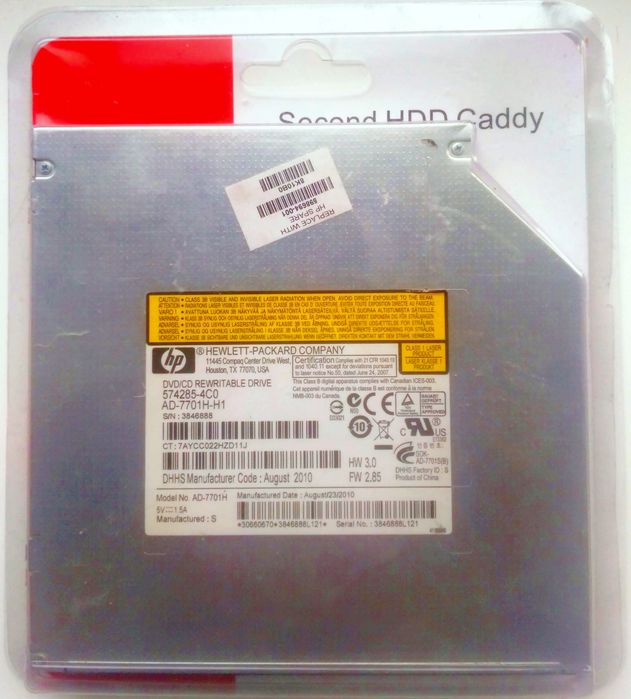 Оптичний привід DVD/RW HP AD-7701H-H1