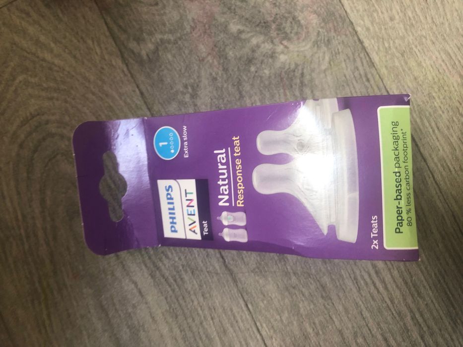 Нові змінні соски philips avent response 0+ 1+ 3+ 6+ для каш новые сменные соски