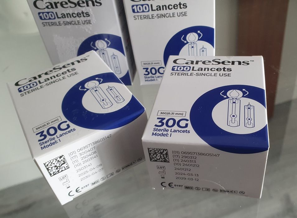 Ланцети CareSens 30G (0.31 мм), 100 шт. для глюкометра