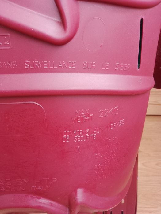 Fotelik rowerowy max 22 kg Elibas GRATIS nakładka Minky