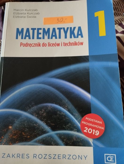 Matematyka podręcznik do liceów i techników klasa 1