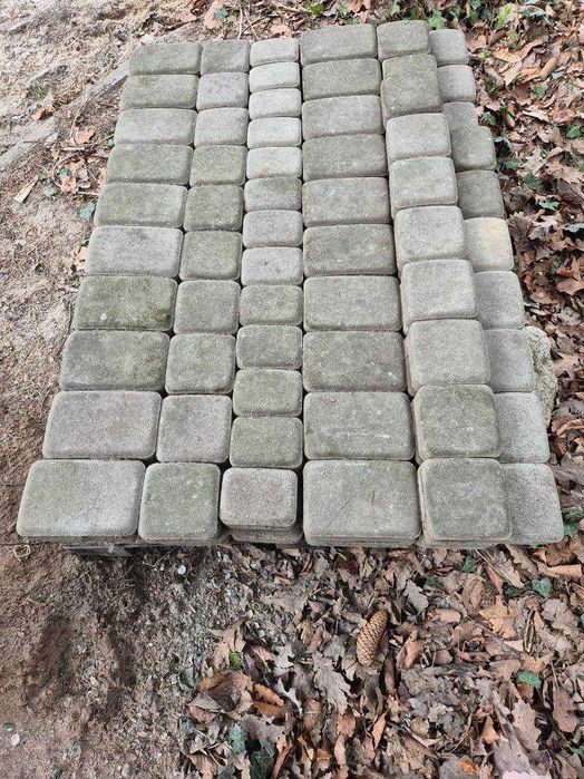Kostka Nostalit szara 4 cm z demontażu