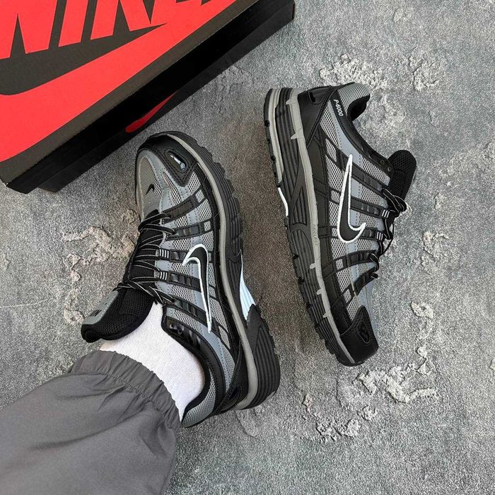Чоловічі кросівки Nike P-6000 сірі спортивне взуття демісезонні