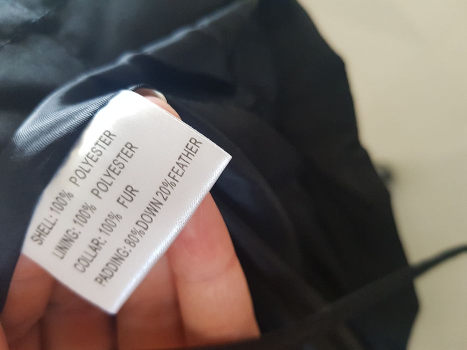 Kurtka Vanila 36 królik puchowa pikowana