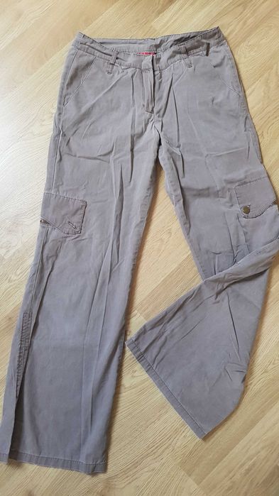 Spodnie sportowe Elle S/36/8 -M/38 dzwony szerokie