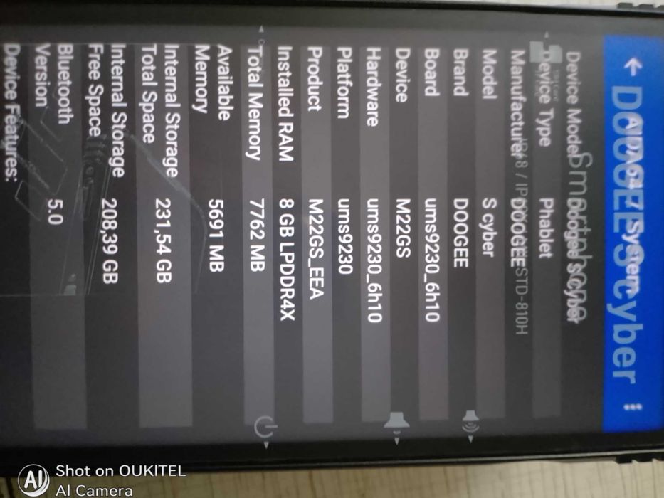 Doogee S Cyber 8/256Gb NFC