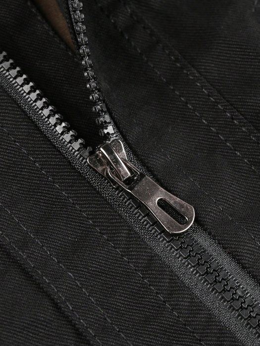 Kurtka Męska Przejściowa Ze Stójką Czarna Casual Shein Xxl