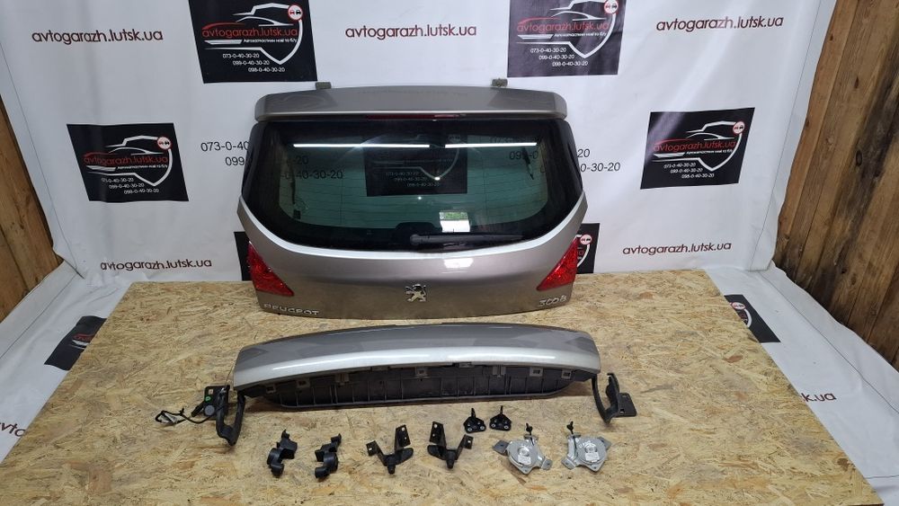 Кришка багажника Peugeot 3008 ляда пежо 3008 задній борт Peugeot 3008
