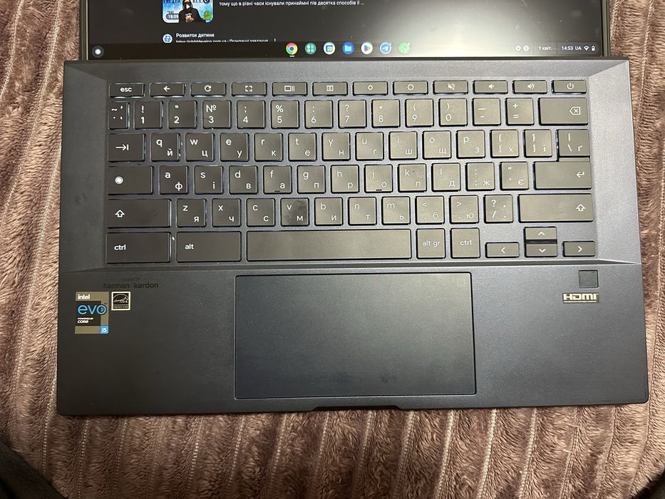 Chrombook Asus i5 ноутбук на гарантії