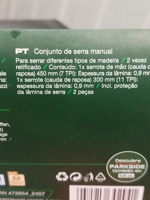 Conjunto serras multiuso