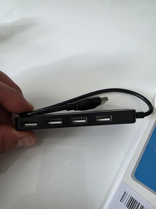 USB hub 4 porty super speed slim adapter przejściówka na więcej usb