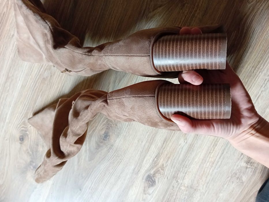 Kozaki rozmiar  41 eko zamsz