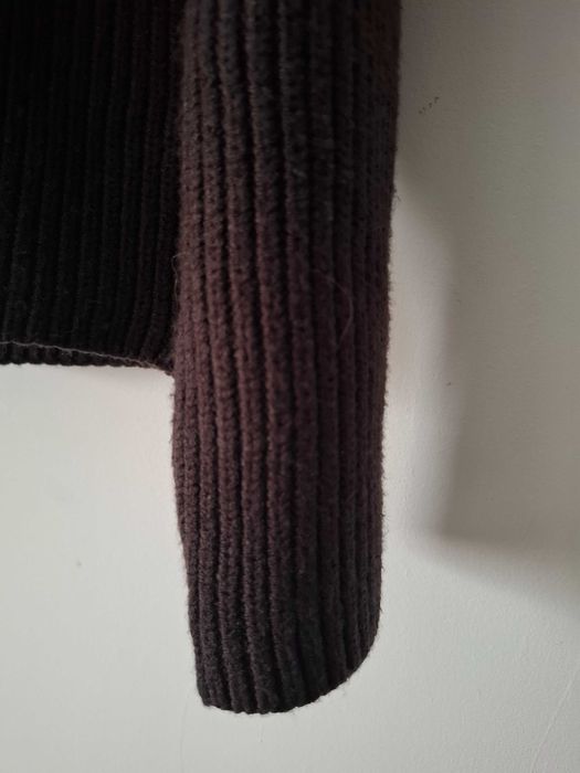 Golf czekoladowy damski