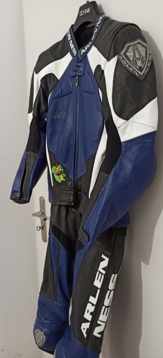 Arlen Ness 48 2PC kombinezon motocyklowy skórzany dwuczęściowy