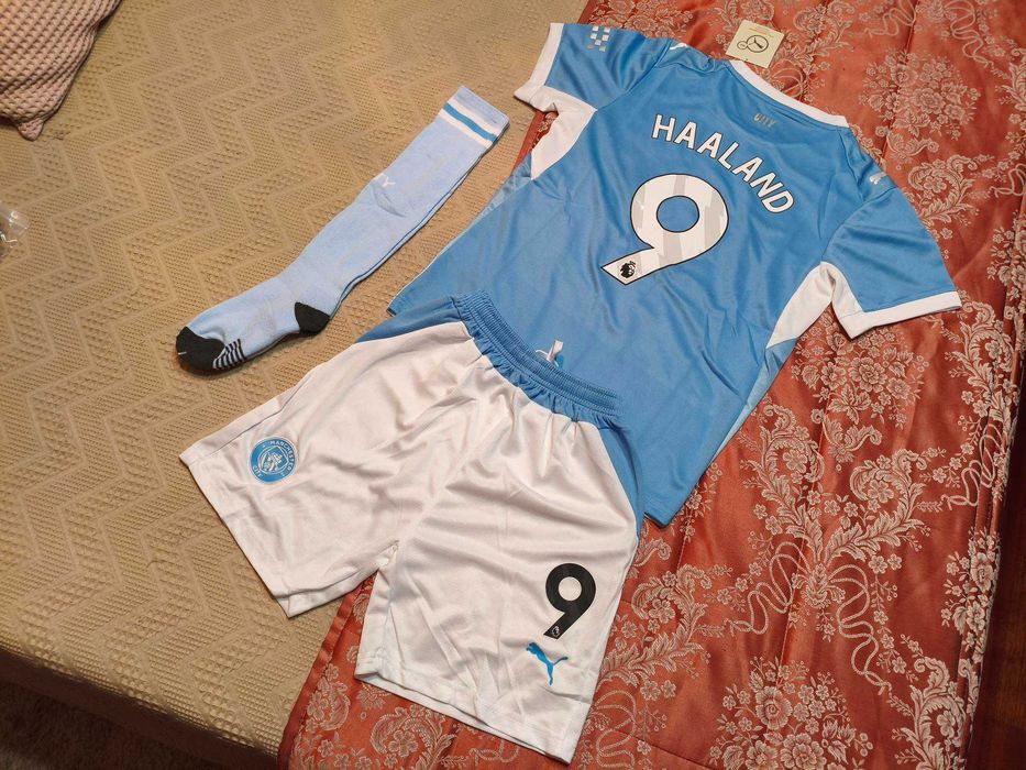 Camisola Criança Haaland Equipamento Manchester City | NOVO