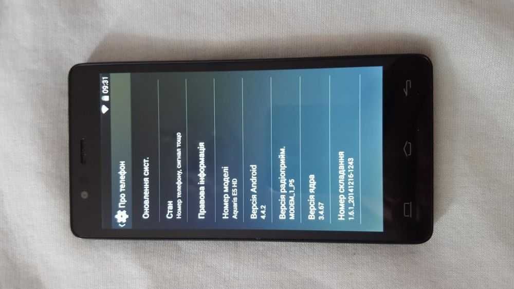 BQ AQUARIS E5 HD 5" IPS black dual sim OS Android
