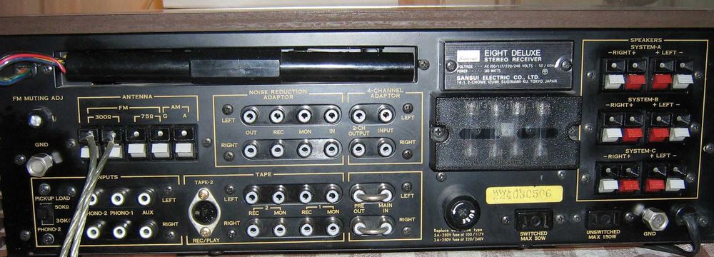TOP  Model - Receiver Sansui Eight Deluxe