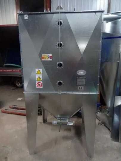 Zbiornik Silos BIN pojemnik do paszy zboża pelletu 3100 litrów ocynk