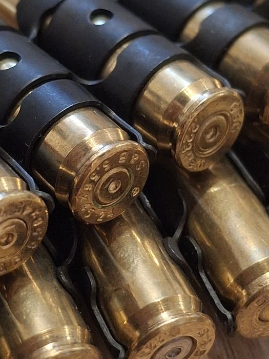 Punk metal bullet belt ammo belt pasek z nabojami dekoracyjny