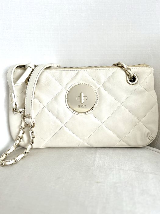 Torebka kremowa DKNY