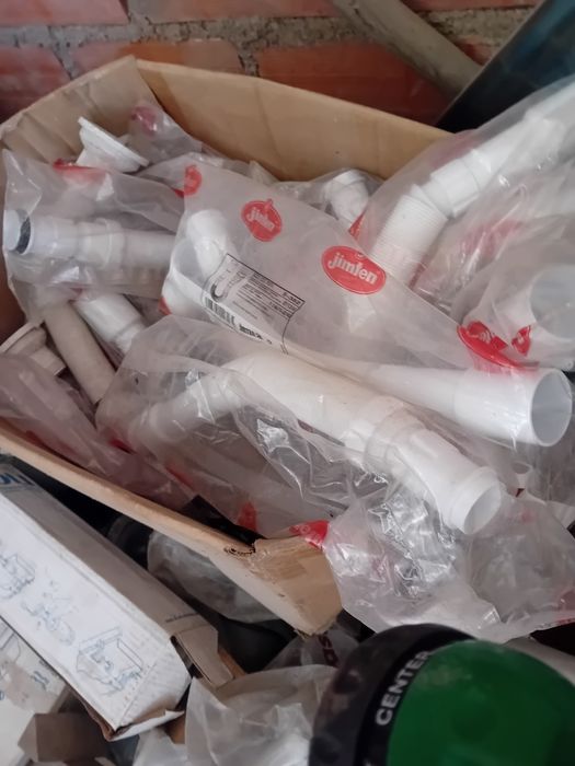 Material sobra canalização