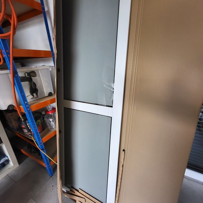 Ikea drzwi szklane Vard 160x60 do Platsy 3 identyczne sztuki