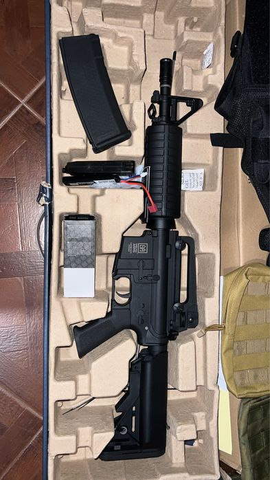 Specna Arms SA-F11 FLEX X-ASR + Kit completo de Airsoft – NOVO – 150€