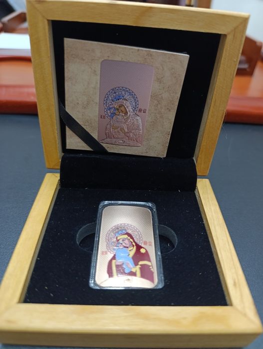 Інвестиційна колекційна унція СРІБЛА." Ікона Почаївської Божої Матері"