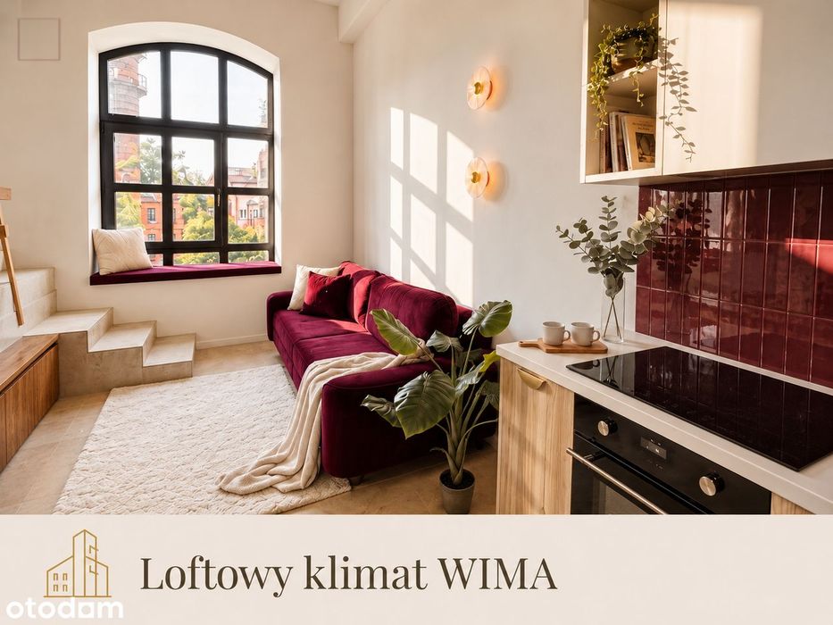 42m2 Loft premium z antresolą w WIMA | 1szy najemca | 28m + 14 antres.
