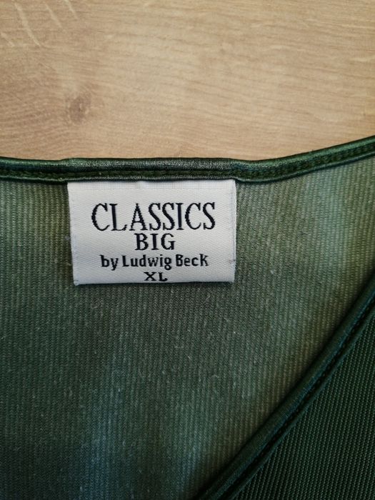 Bluzka damska duża XL zielona Classics Big by Ludwig Beck