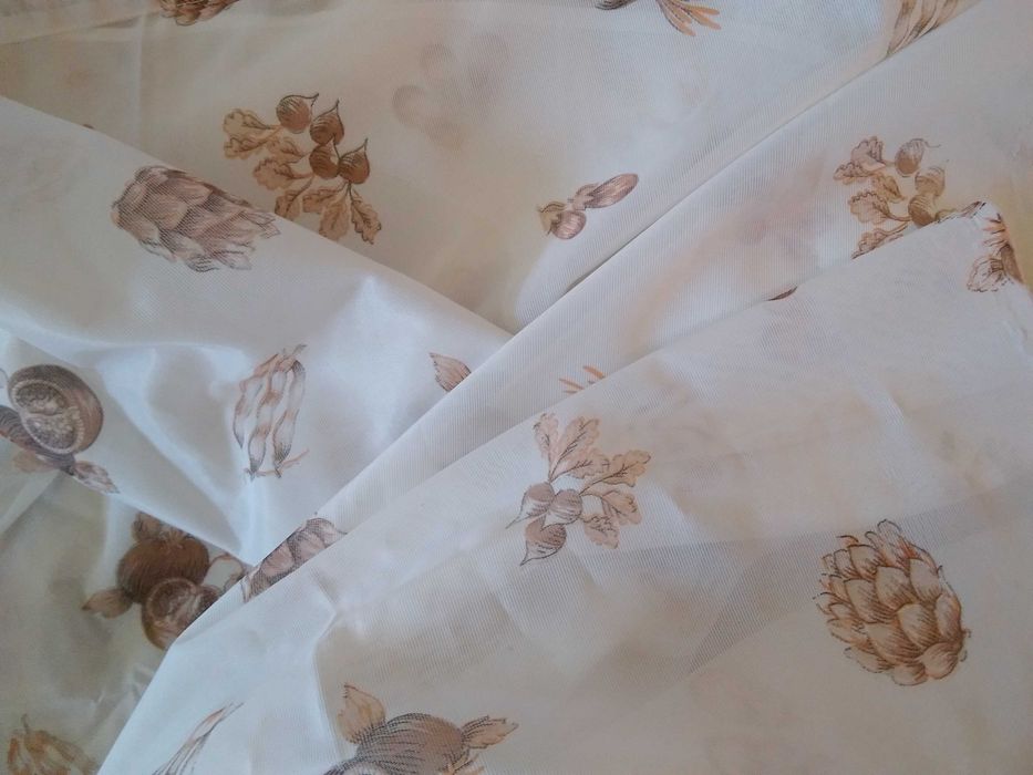 Conj. 2 cortinas para armários ou janelas cozinha