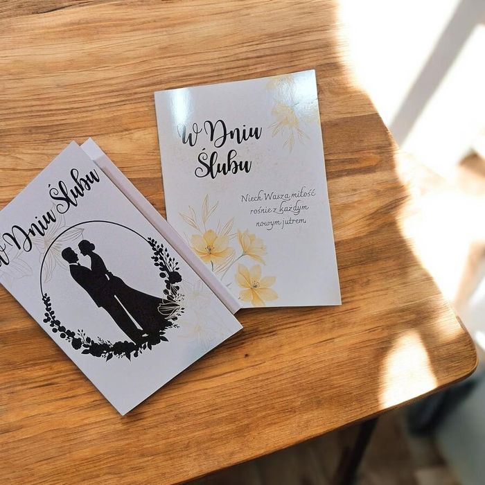 Kartki weselne/na ślub/ podziękowania na zamówienie