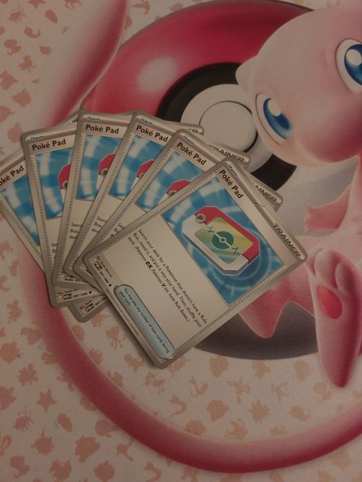 6szt kart item Poke Pad Pokemon tcg