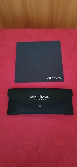 Bolsa de tecido para óculos Mike Davis, nova