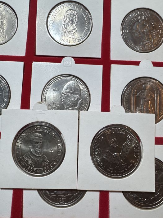 Moedas 100$ cupro niquel