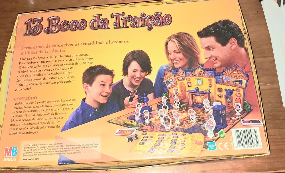 Jogo de tabuleiro Beco da Traição