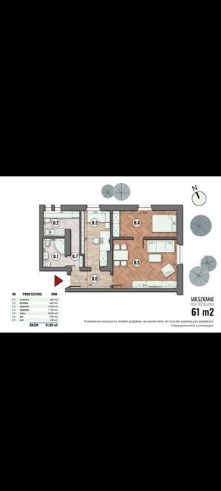 Rezerwacja Kamienica /61m2 / 2piętro / Pionierska