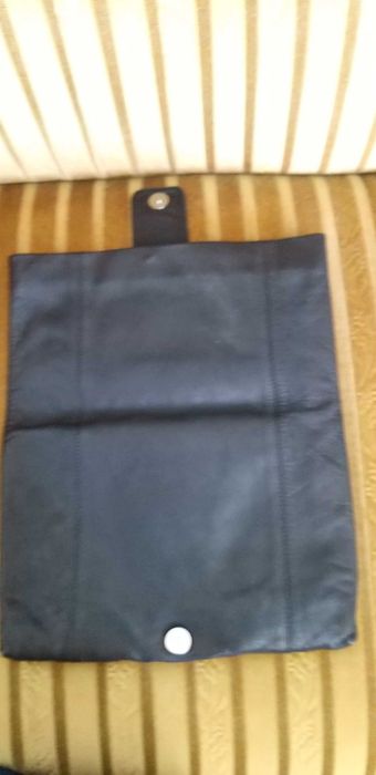 Kopertówka skórzana czarna