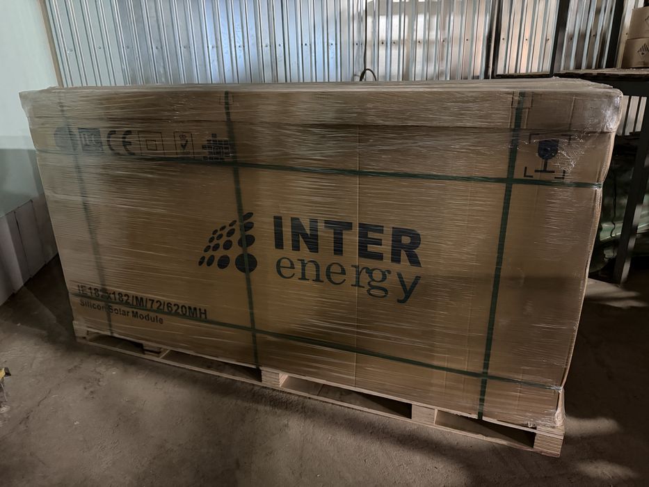 Сонячна панель Inter Energy IE182x182/M/72/620MH 620 Вт