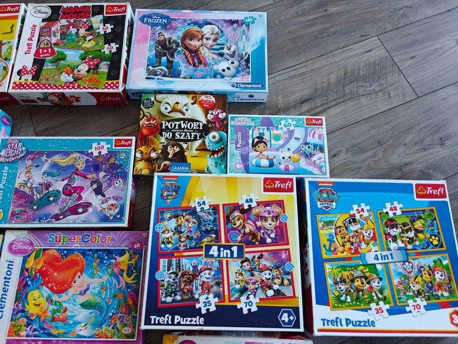 Puzzle /gry dla dzieci/ sprzedam całość