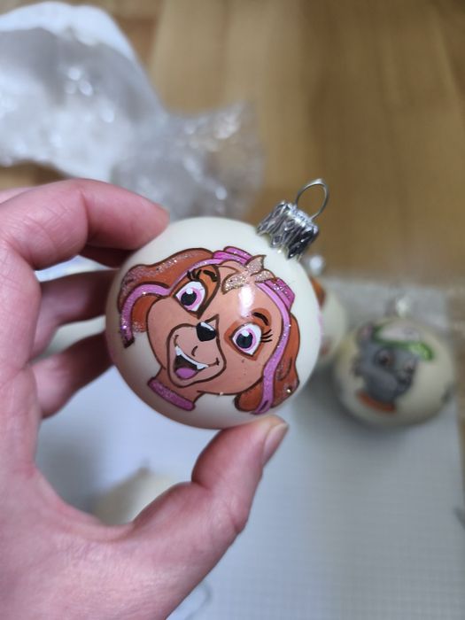 Bombki psi patrol ręcznie malowane