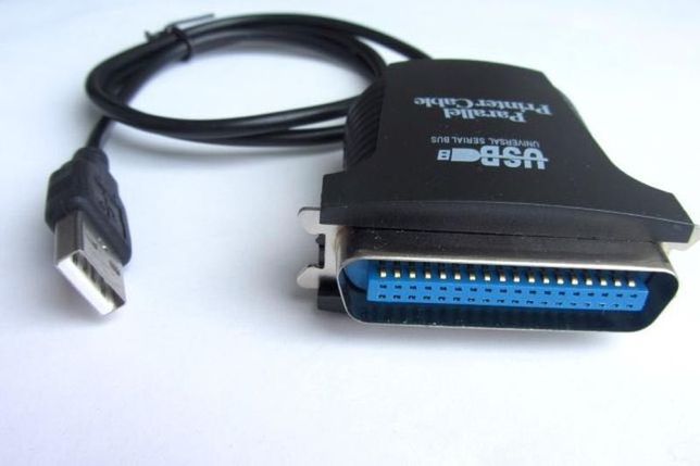 Экранированный кабель USB to LPT DB-36 0.8м для принтеров IEEE 1284-B