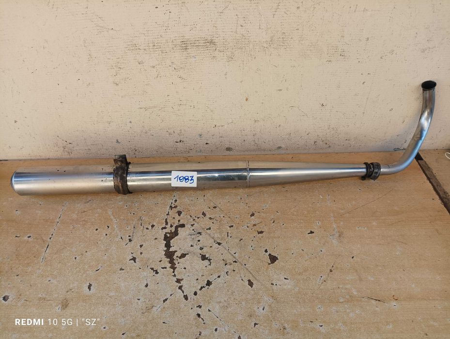 Simson S50, S51 - tłumik z kolankiem - 1983 - oryginał.