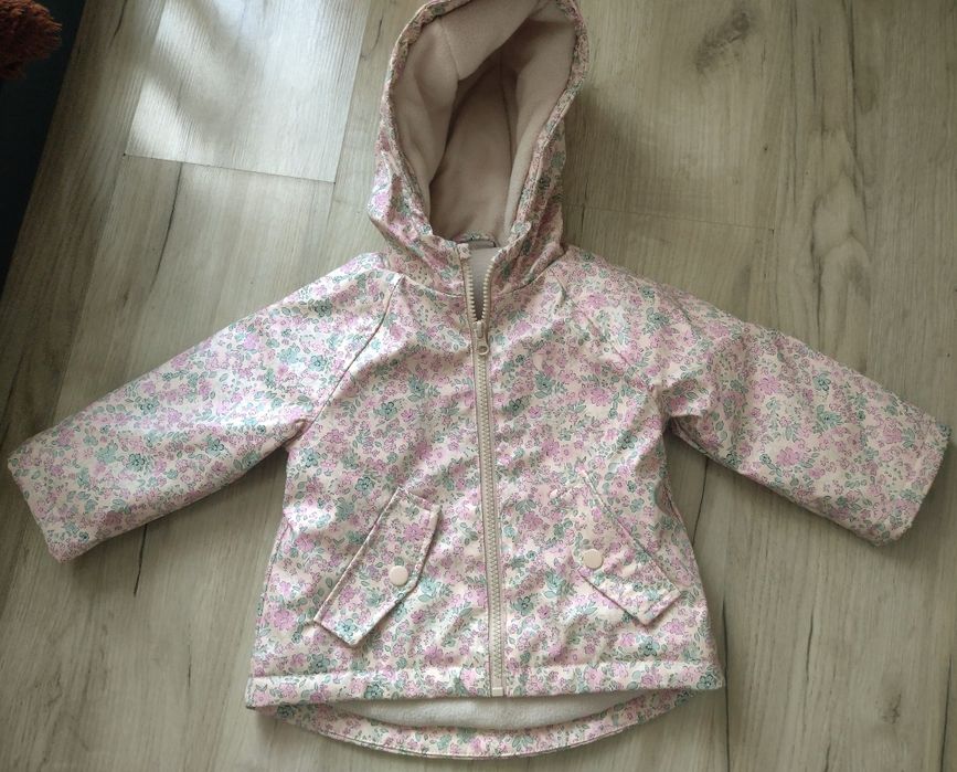 Wiosenna przeciwdeszczowa kurtka dla dziewczynki