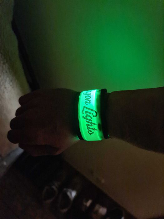 Fita Refletora de Corrida Canyon Lights Verde LED Running Light Flash