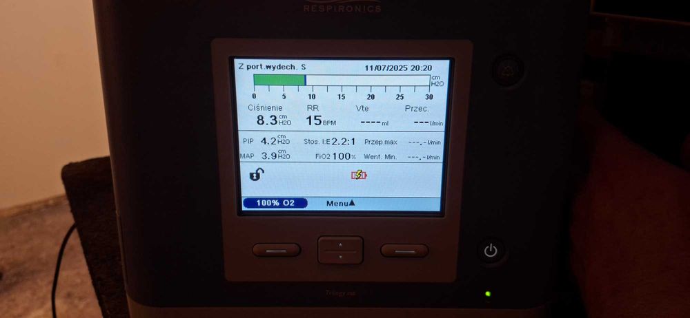 Respirator transportowy PHILIPS Trilogy 202