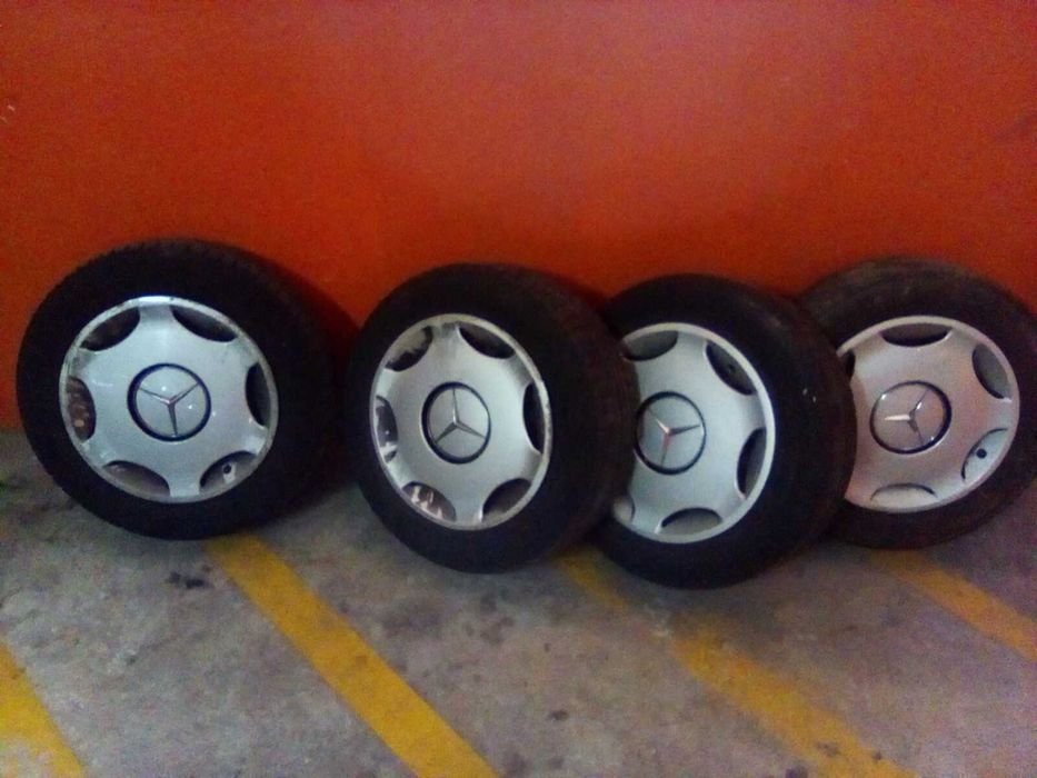 4 pneus com jantes 15
